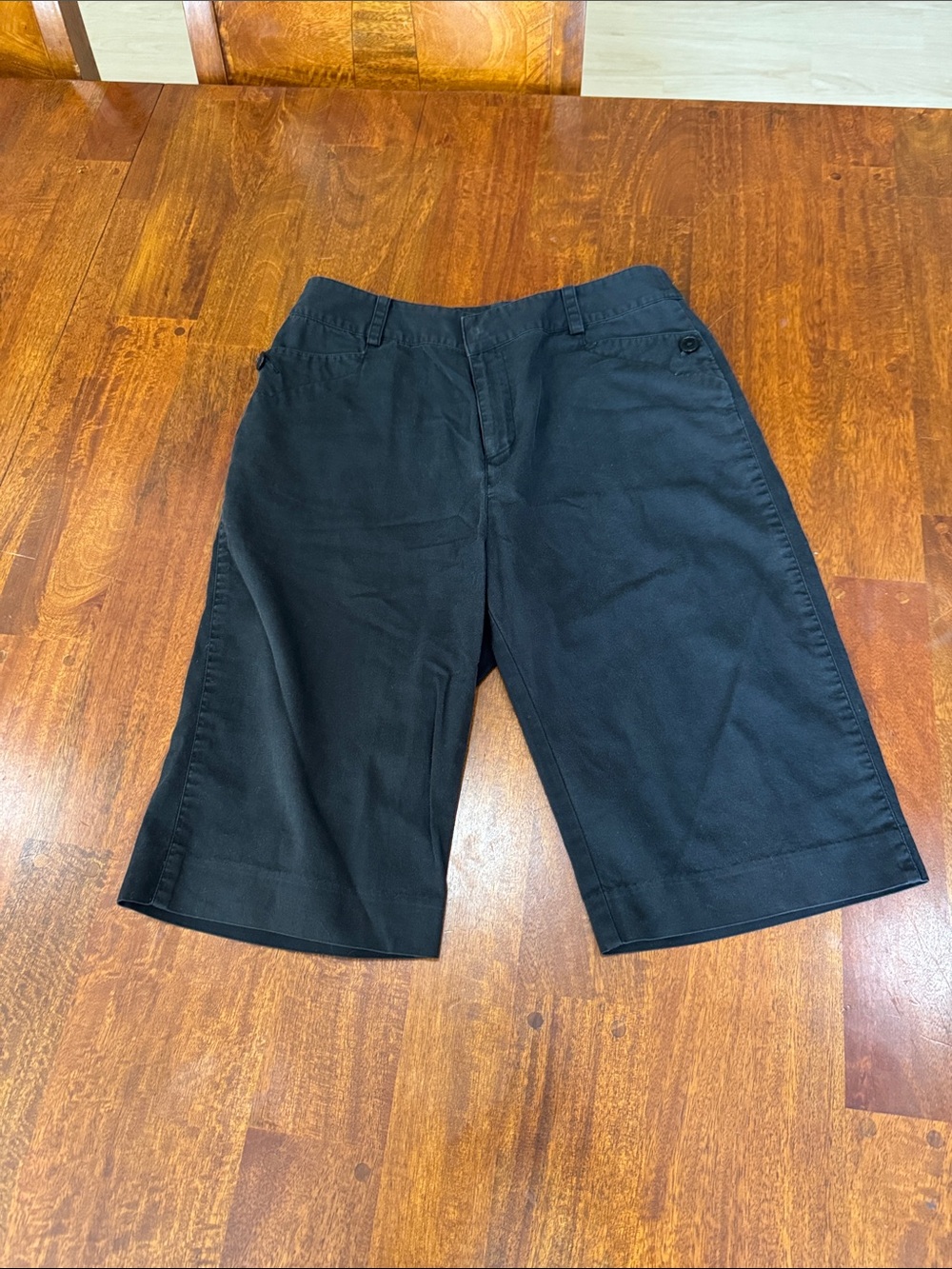 Y2K Lauren by Ralph Lauren Classic Black Bermuda Shorts